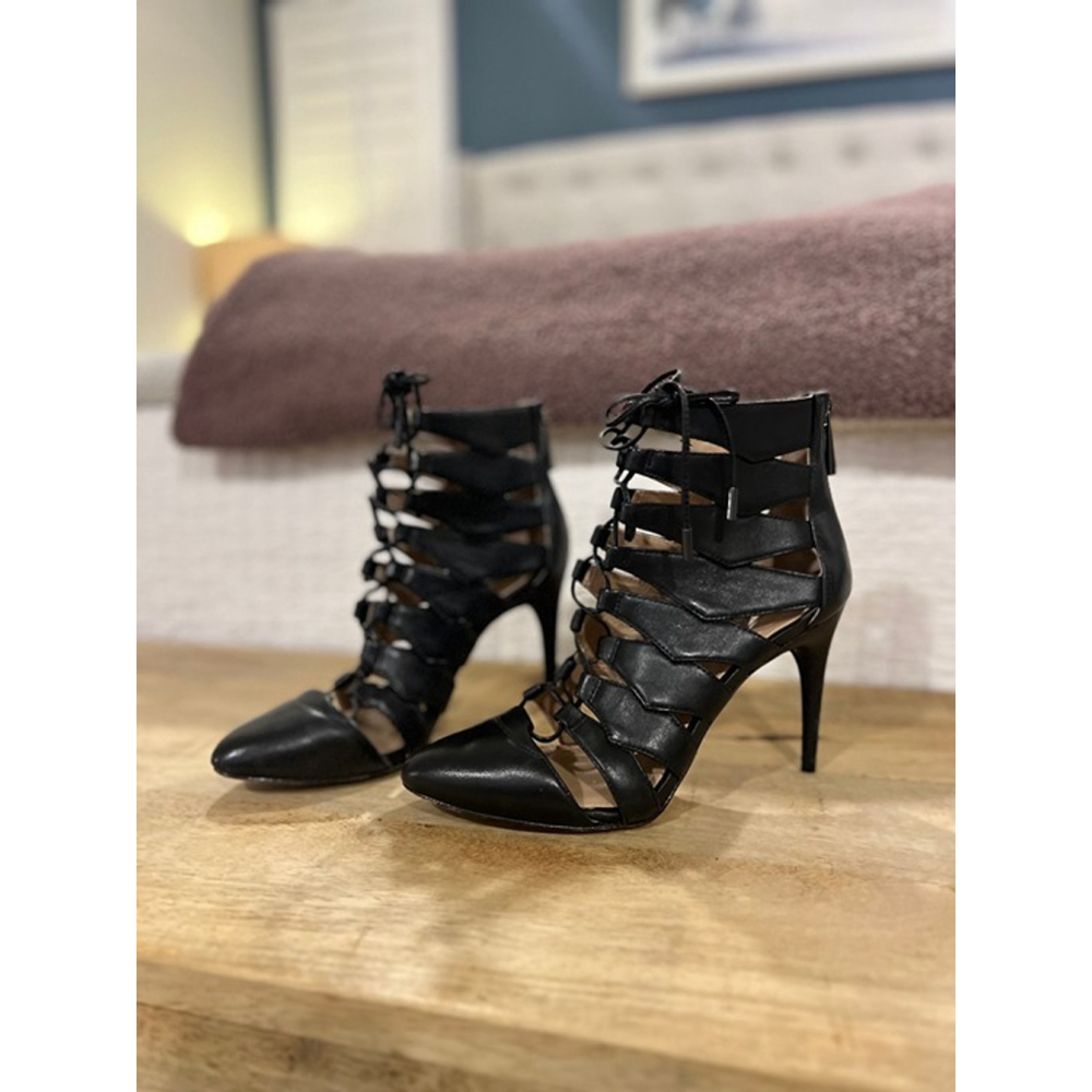 BCBG Max Azria Ma-Bren Lace Up Boots - Picture 3 of 8